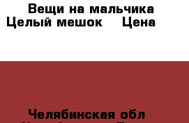 Вещи на мальчика.Целый мешок. › Цена ­ 1 000 - Челябинская обл., Челябинск г. Дети и материнство » Детская одежда и обувь   . Челябинская обл.